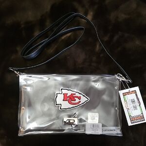 New With Tag Stadium-Friendly Little Earth Transparent Bag with KC Emblem